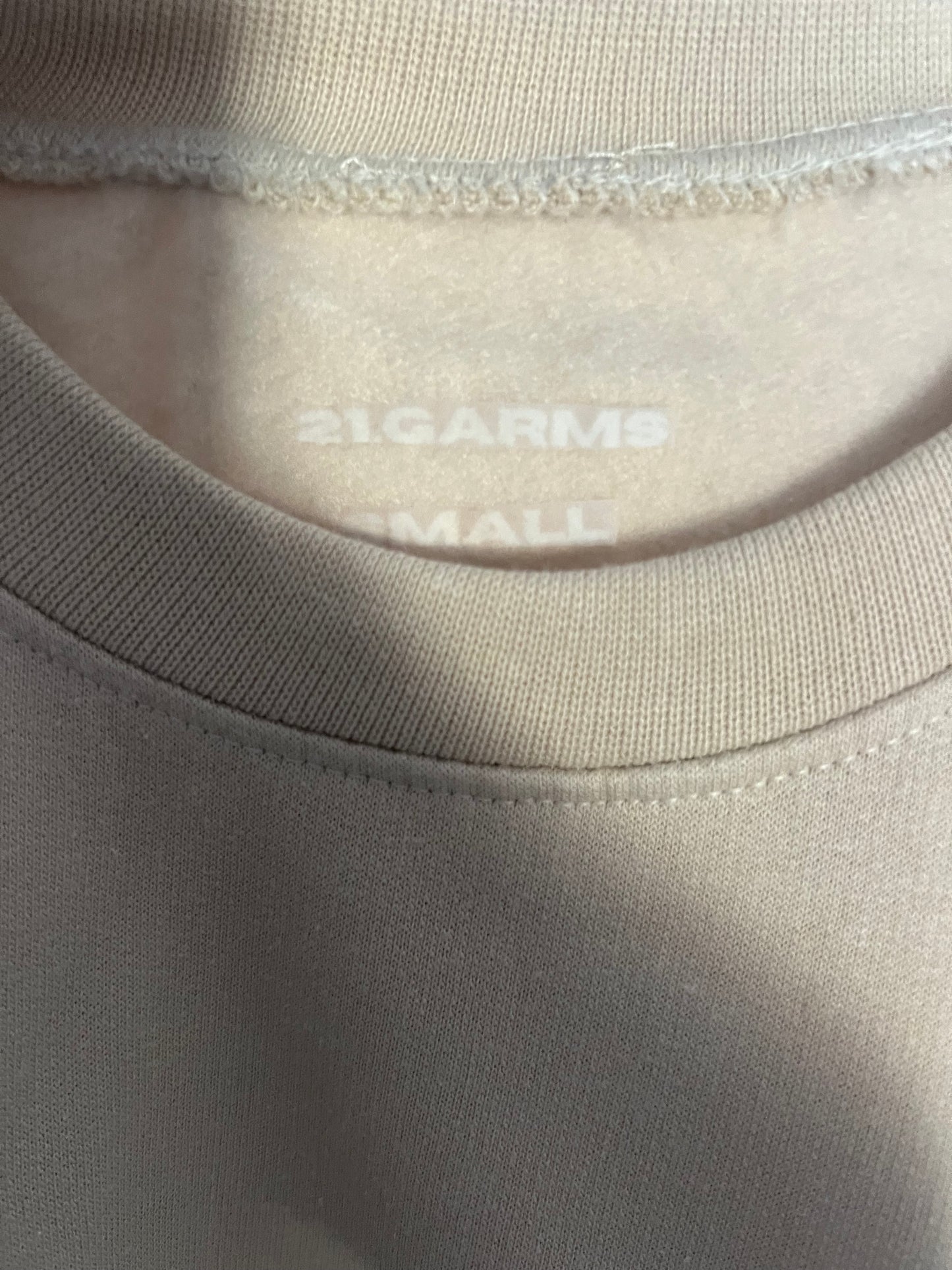 21.GARMS '1 of 4' Sand Crewneck